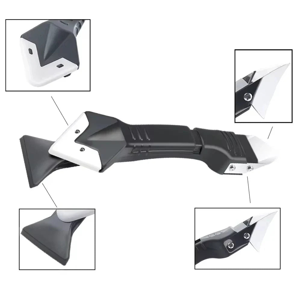 3-in-1 Caulking Tool Set – Scraper, Sealant Remover & Finisher