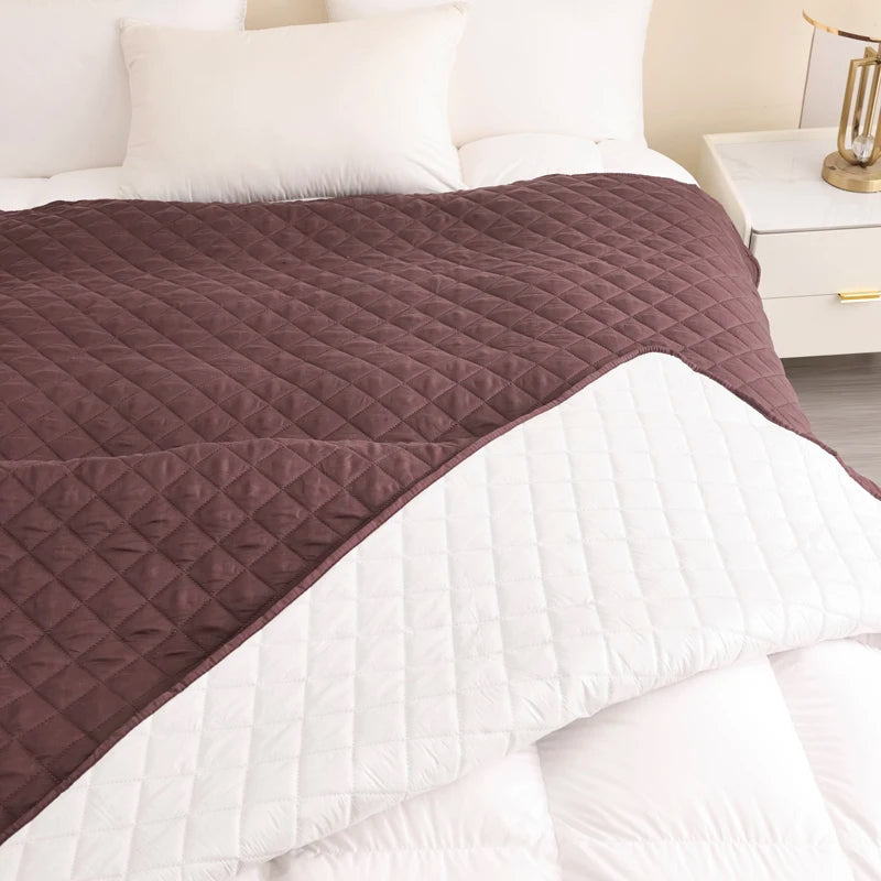 Waterproof Pet Blanket, Bed and Sofa Protection Mat, Suitable for Family with Dogs and Cats, Protector for Mattress or Couch Peaceful Pleasures Health and Wellness Pet Mat Brown 83x102in(210x260cm)