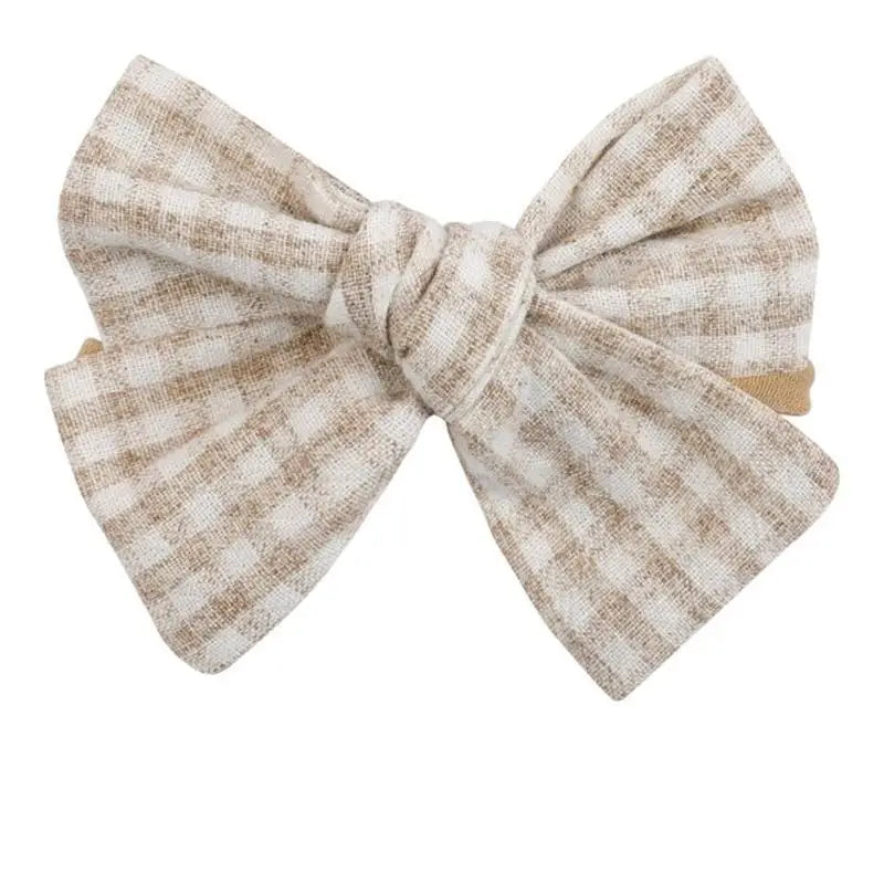 Baby Bowknot Headband | Soft Cotton Photo Prop 0–24 Months