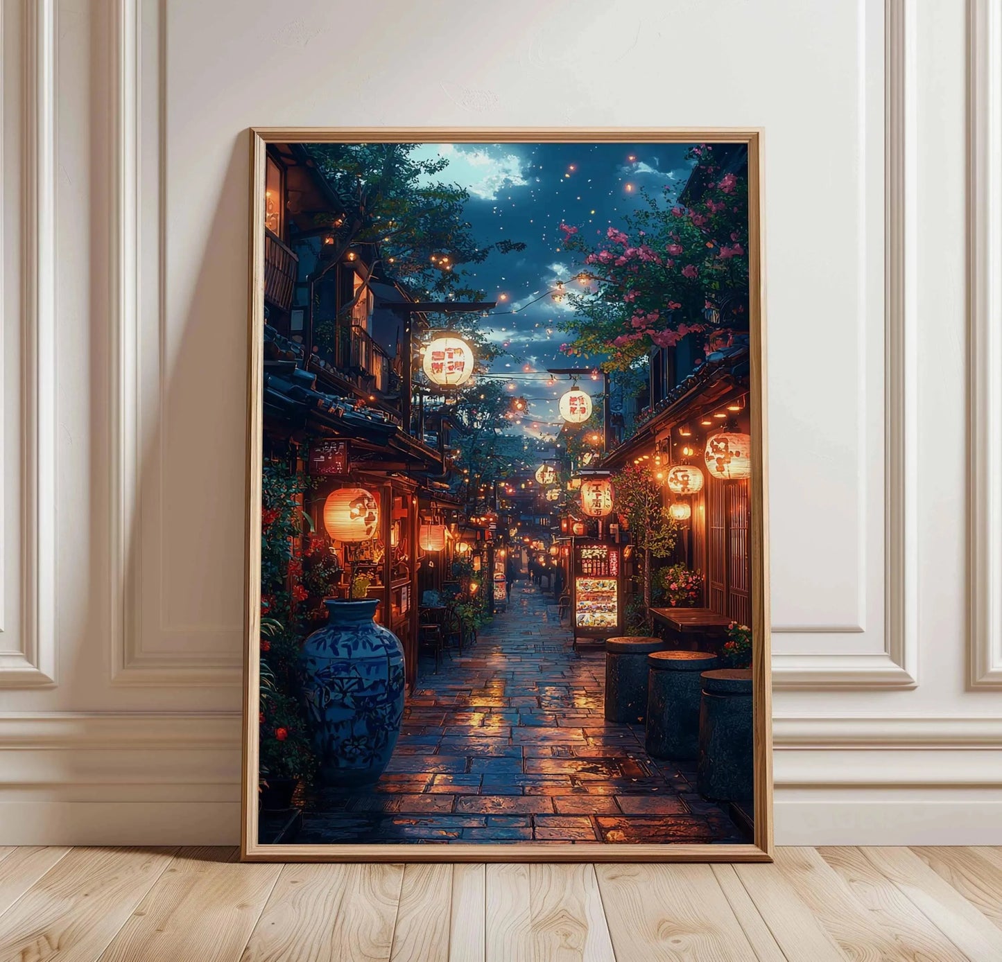 Anime Ramen Shop Canvas Print | Tokyo Street Wall Art