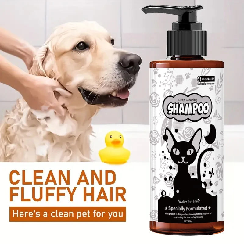 Gentle Pet Shampoo & Shower Gel for Cats & Dogs – 250g Pet Grooming Shampoo Peaceful Pleasures Health and Wellness