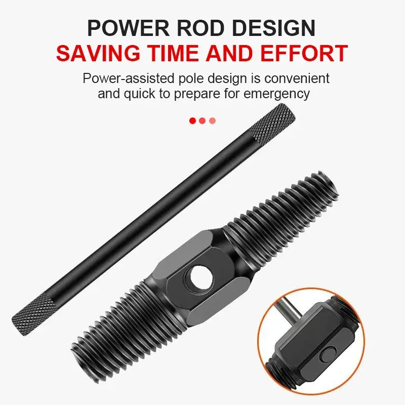 Double Head Screw Extractor Set – Broken Bolt & Pipe Remover Peaceful Pleasures Health and Wellness