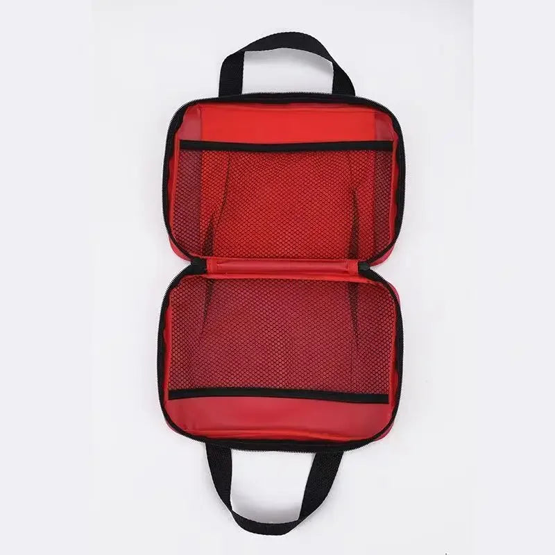 Portable Outdoor First Aid Bag Oxford Cloth Medical Emergency Kit Travel Handheld Medicine Storage Organizer Bagfor Home Camping Peaceful Pleasures Health and Wellness