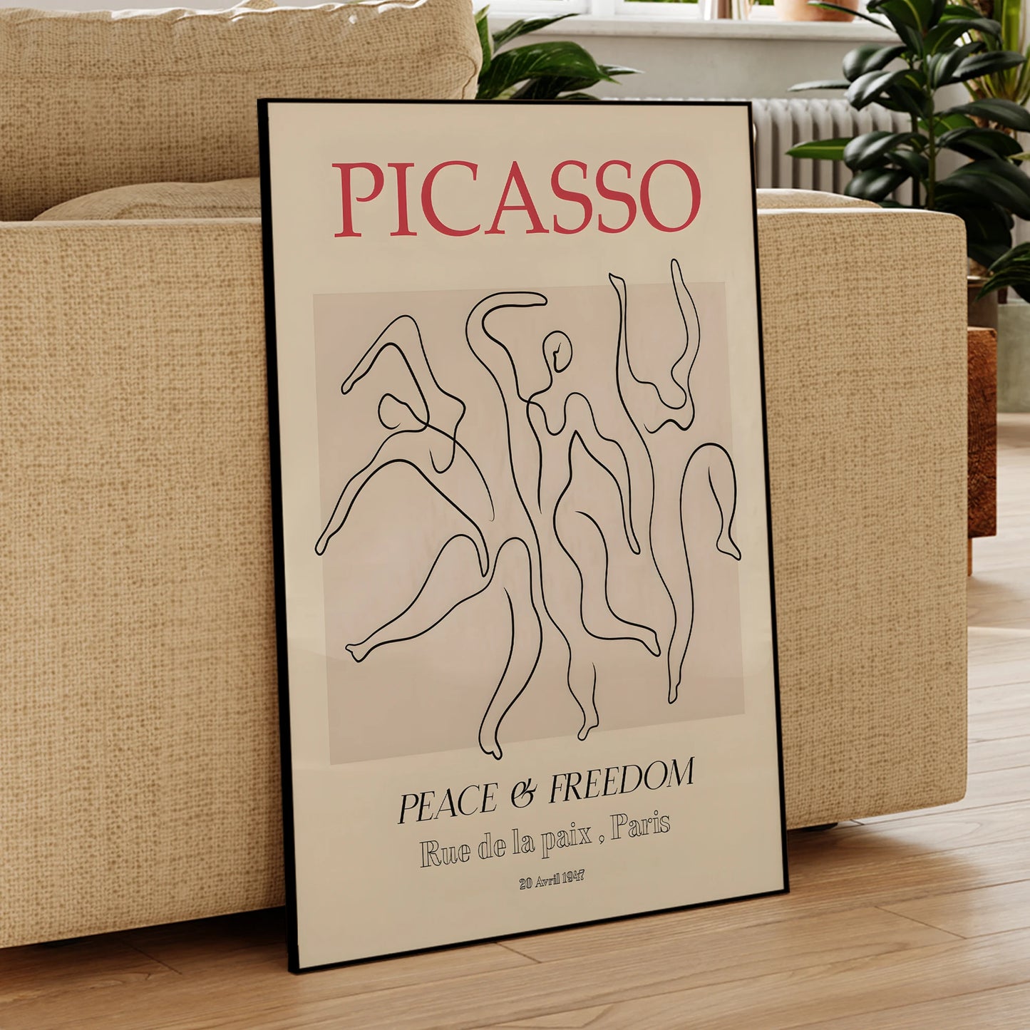 Picasso Three Dancers Canvas Wall Art | Framed Print Decor