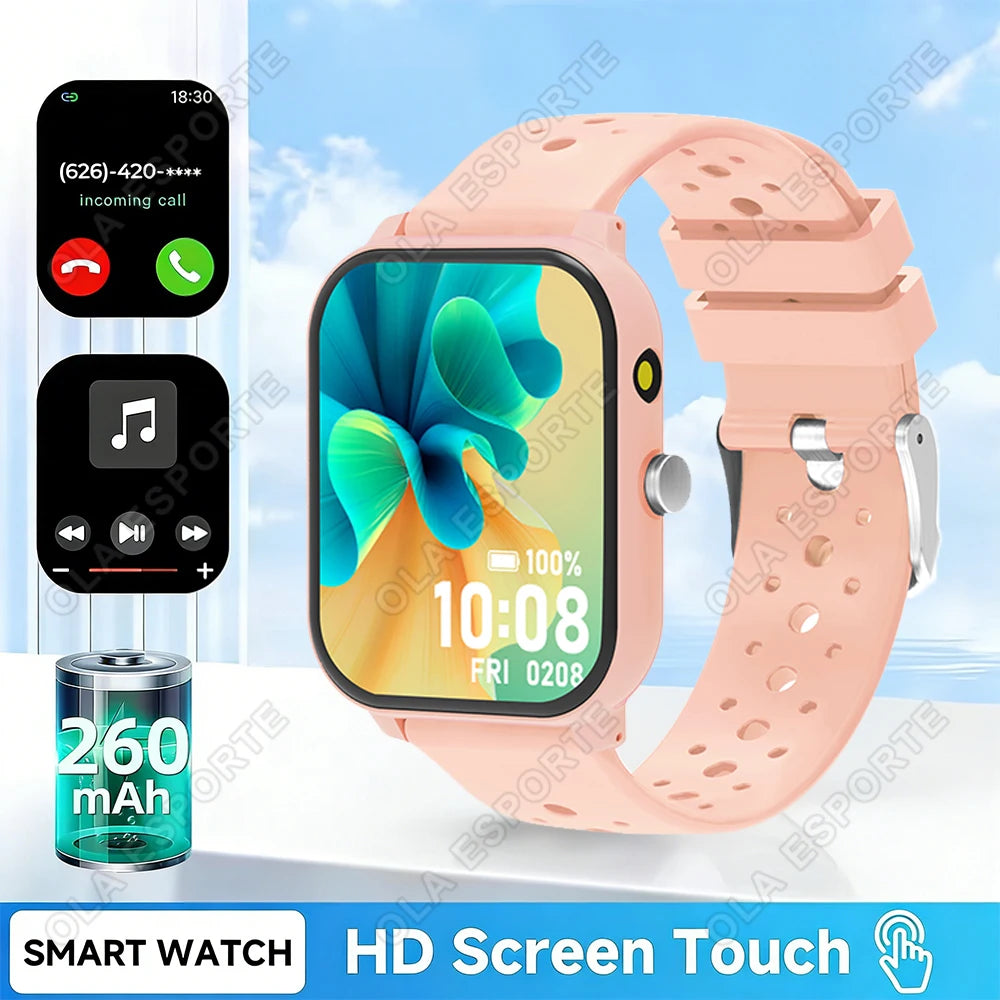 2026 New 1.83-inch Screen Smartwatch with Wireless Call Rich Watch Dail Music Player Message Push Flashlight Smart Voice for Men Peaceful Pleasures Health and Wellness Pink