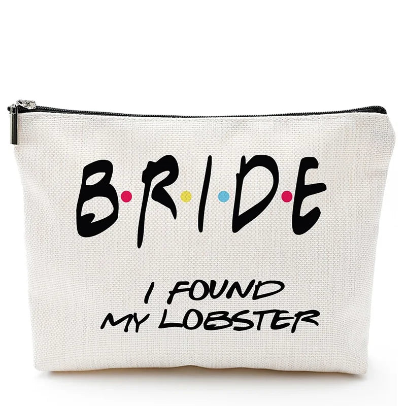 I Do Crew Bridal Makeup Bag | Bridesmaid Bachelorette Gift