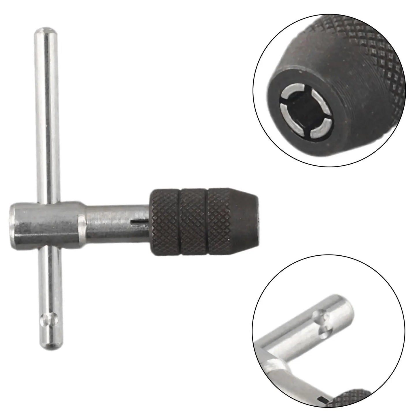 Adjustable T-Handle Ratchet Tap Wrench M3–M12 | Workshop Tool