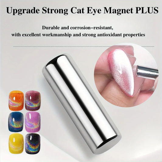 Cat Eye Gel Nail Magnet Pen | 3D Manicure DIY Tool Nail Art Magnet Pen Peaceful Pleasures Health and Wellness Silver