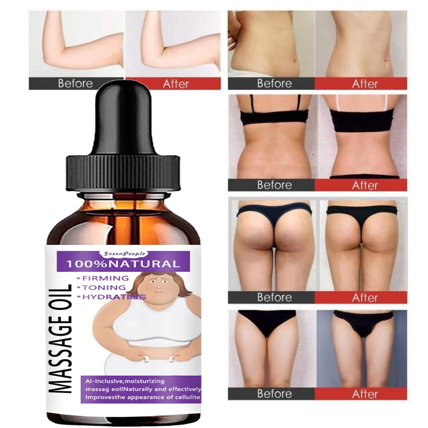 TRSTAY Slimming Massage Oil – Firming & Body Contouring