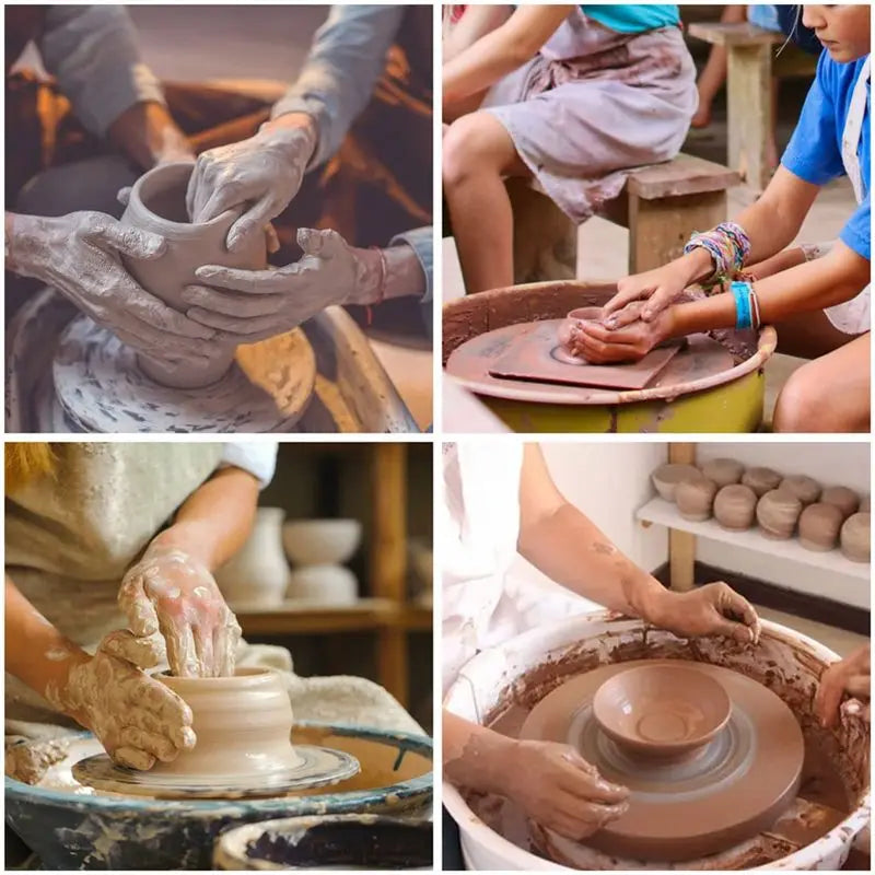 A36T-2Pc Pottery Wheel Absorbent Mat Cloth PVA Towel Clay Sculpture Trimming Tools Pottery Clay Absorbent Pad Cloth Peaceful Pleasures Health and Wellness