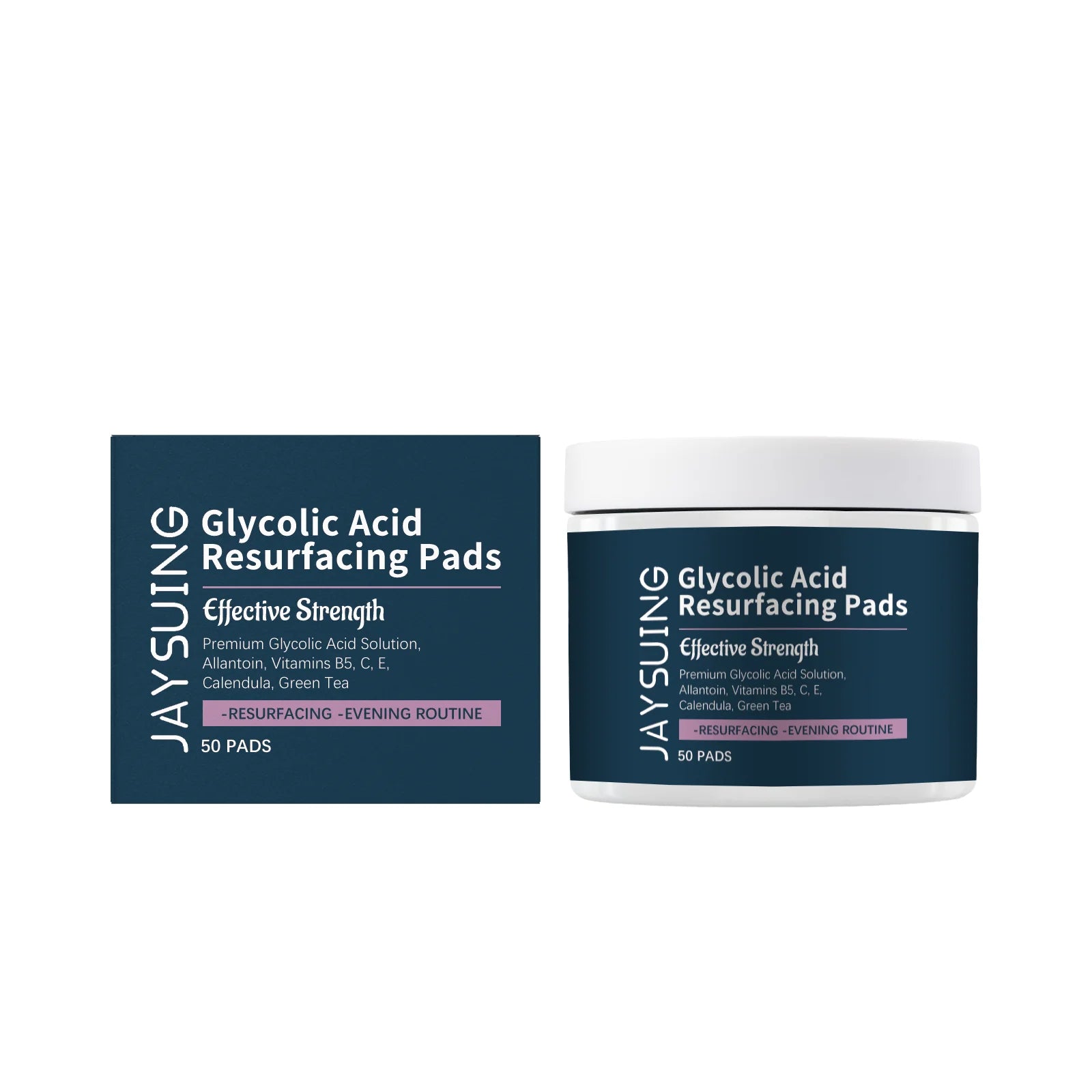 Glycolic Acid Exfoliating Cotton Pad Relieve Skin Discomfort Shrink Pores Remove Blackheads Improve Drying Moisturiz Cotton Pads Peaceful Pleasures Health and Wellness 50PADS