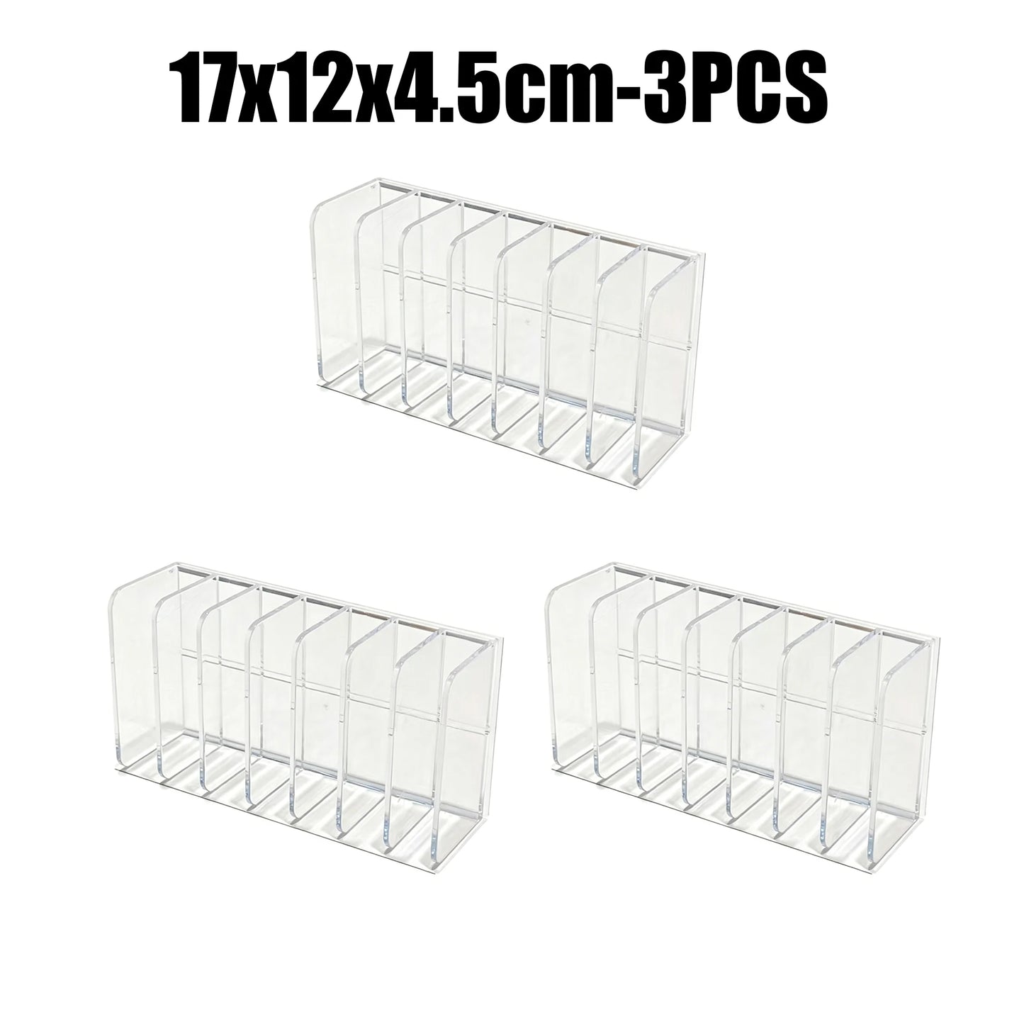 Acrylic Cosmetics Organizer – Lipstick & Skincare Storage Rack