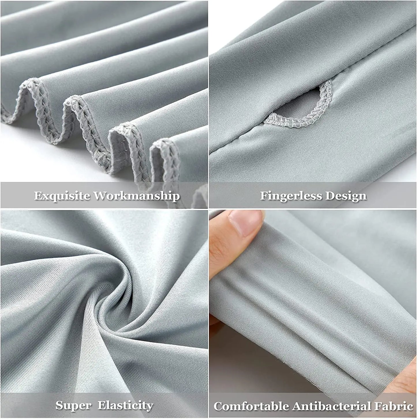 Cooling Shawl Arm Sleeves Sun Protection for Women Men with Finger Hole for Golfing, Driving, Riding, Fishing Peaceful Pleasures Health and Wellness