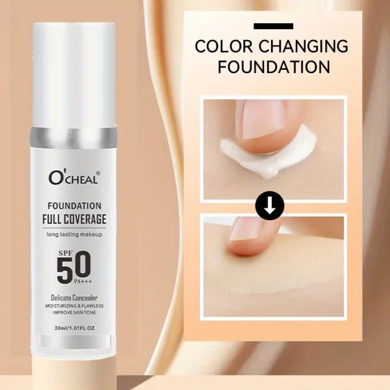 Magic Temperature-Changing Liquid Foundation | All-Day Wear