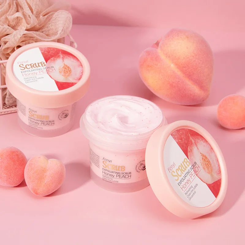 SADOER Honey Peach Exfoliating Scrub – Face & Body 100g
