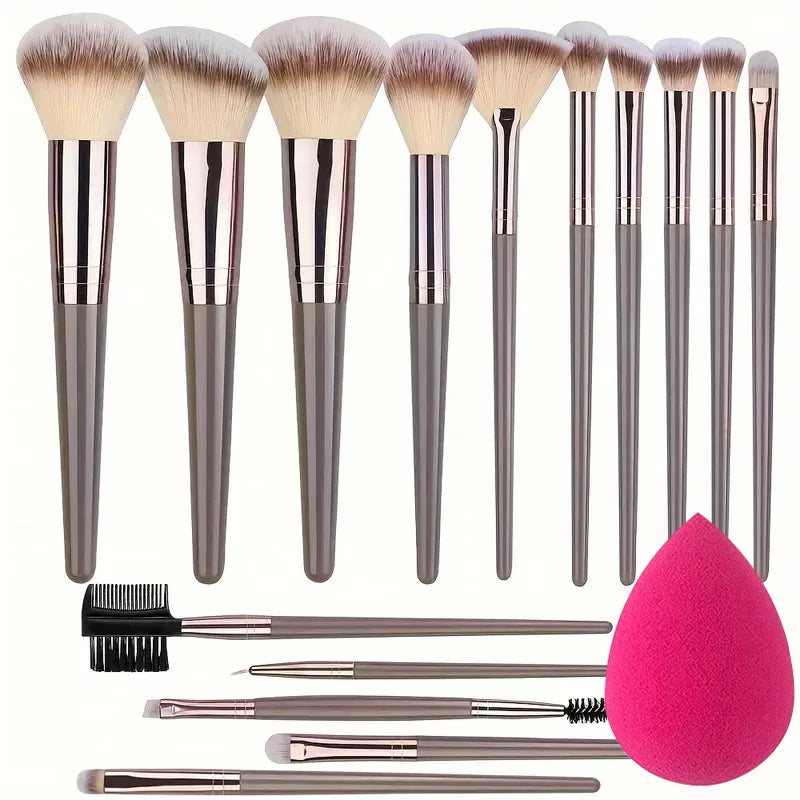 RUNTOIN Professional Makeup Brush Set 3-20 PCS – Soft & Fluffy