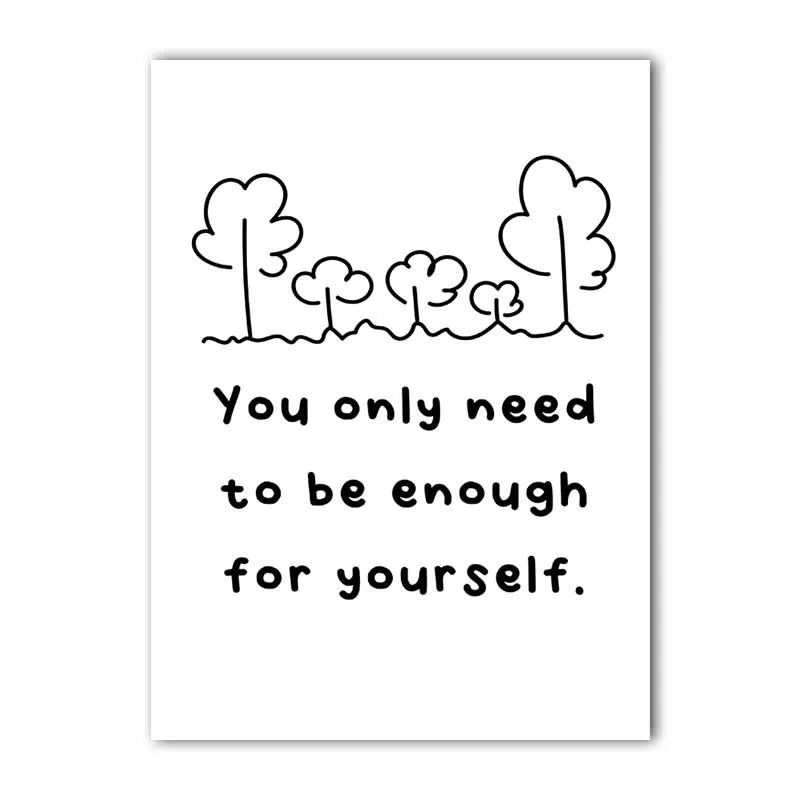 Nordic Minimalist Inspirational Quote Canvas Wall Art Print Canvas Wall Art Print Peaceful Pleasures Health and Wellness 06 20x25cm No Frame China Mainland