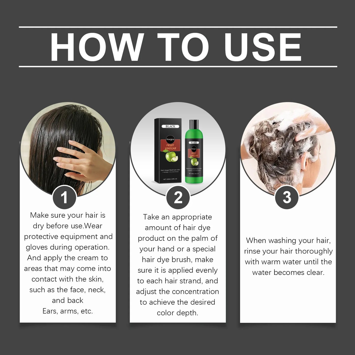HOEGOA Polygonum Hair Darkening Shampoo 100ml Herbal