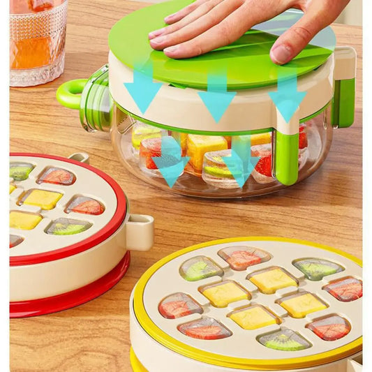 Food Storage Plastic Ice King Cup Heat Relief Press Mechanism Ice Making Box Summer Design Ice Storage Box Kitchenware Peaceful Pleasures Health and Wellness