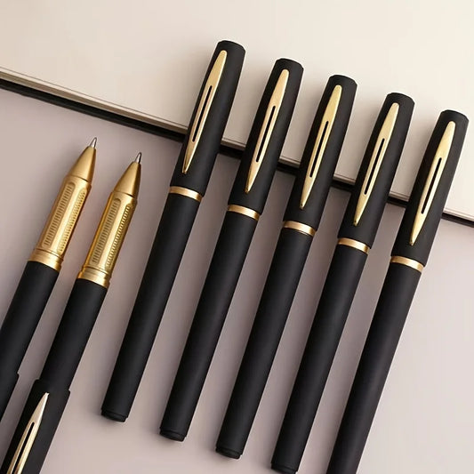 12-Pack Black Gel Pens with 10 Refills | Quick-Dry Medium Point Gel Pen Set Peaceful Pleasures Health and Wellness