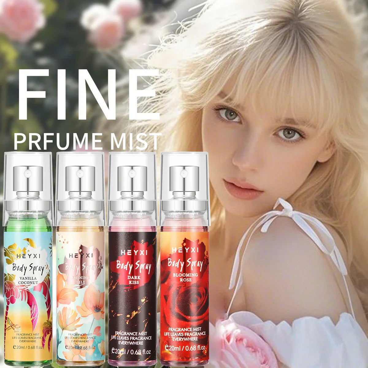 Alcohol-Free Floral Body & Hair Fragrance Spray – 20ml