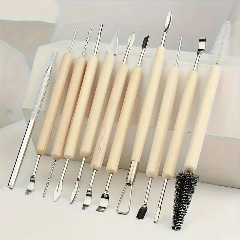 DIY Clay Tool Cold Porcelain Polymer Molding Tools Carving Ceramic