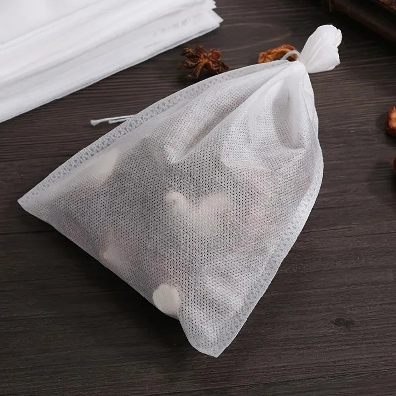 Disposable Teabags Non-woven Fabric Tea Filter Bags Spice Draw String