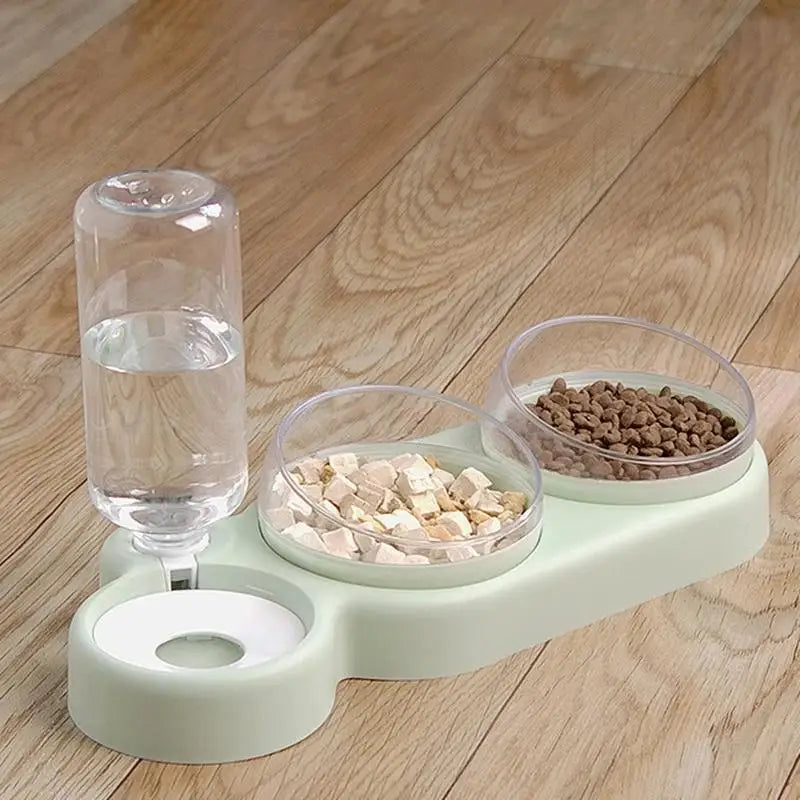 Pet Automatic Feeders 3 Bowl Water Dispenser Large-diameter Dog Basin
