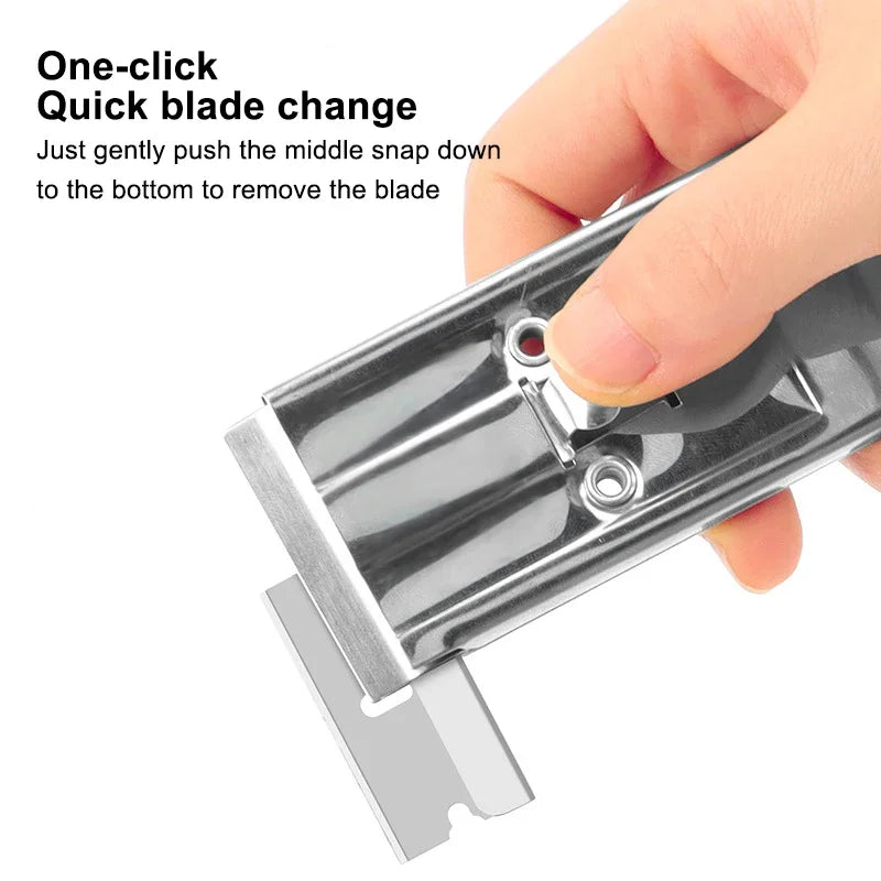 Stainless Steel Scraper Tool – Glass, Tile & Paint Removal Cleaning Scraper Tool Peaceful Pleasures Health and Wellness