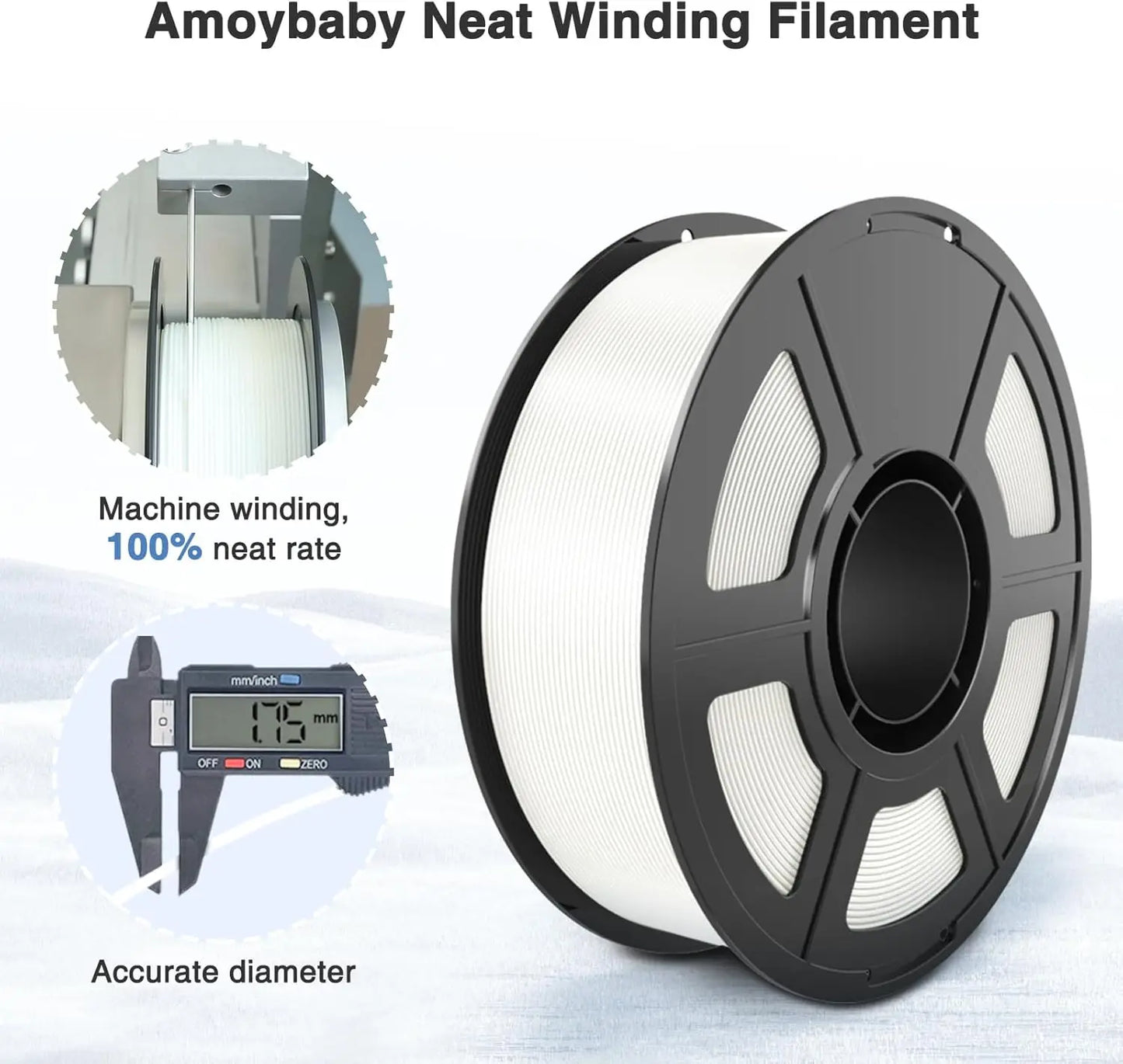 Silk PLA+ Filament 1.75mm ±0.02mm – Glossy 3D Printing