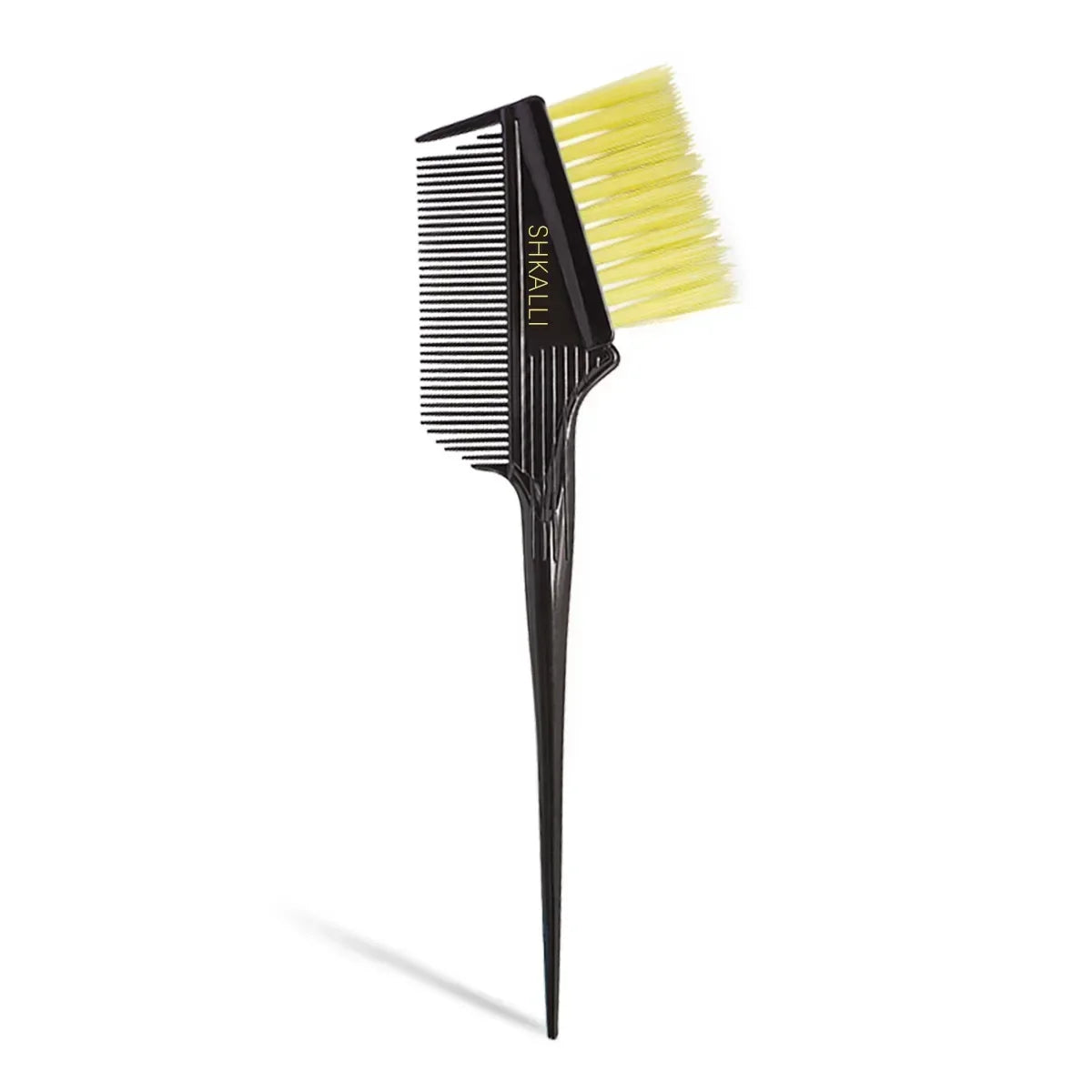 Hair Dye Brush Stylish Soft Bristles Professional Salon Hair Dye Tool Hair Coloring Brush DIY Salon Barber Brush Accessories 1Pc Peaceful Pleasures Health and Wellness Yellow 21.8cm