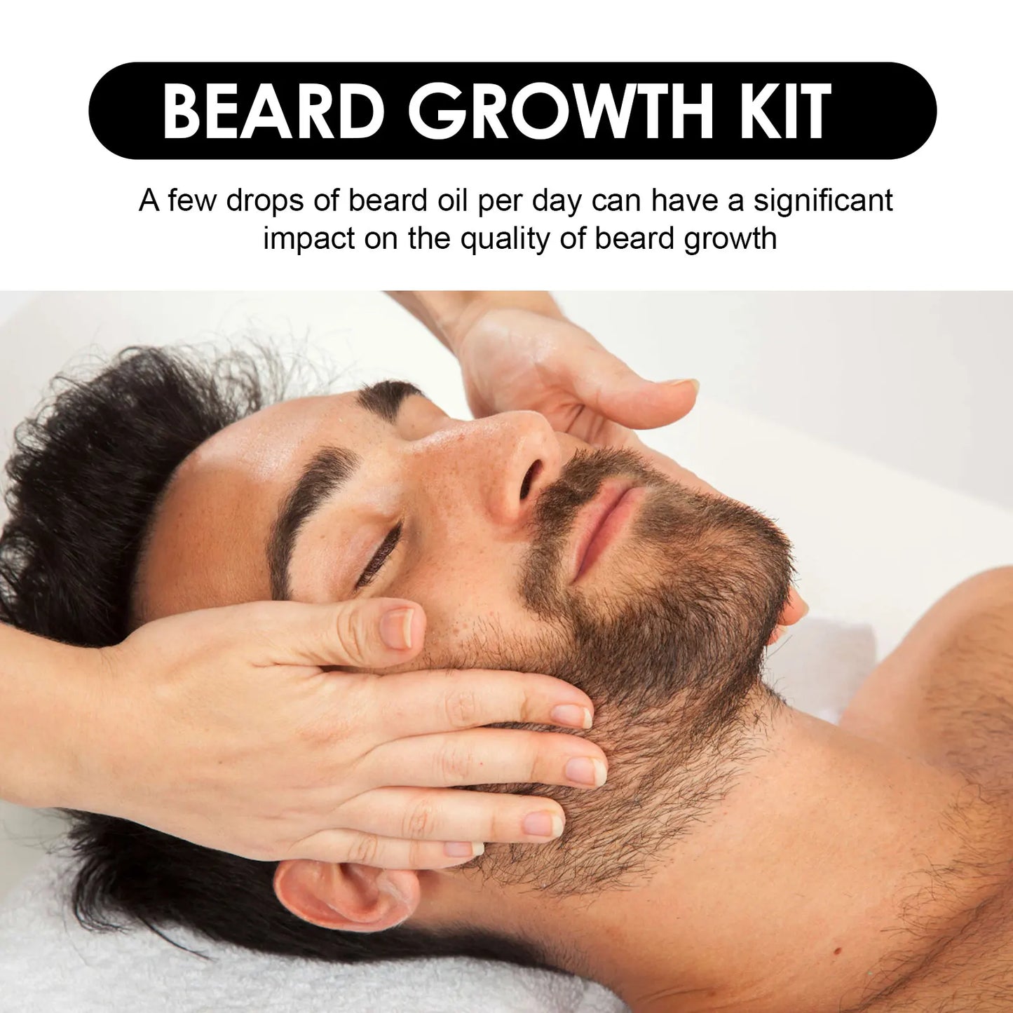 Beard Growth Serum Kit + 0.2mm Derma Roller | Fuller Beard