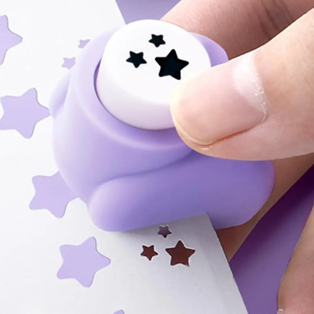 Mini Paper Craft Punch – Star, Leaf & Heart DIY Scrapbook Tool