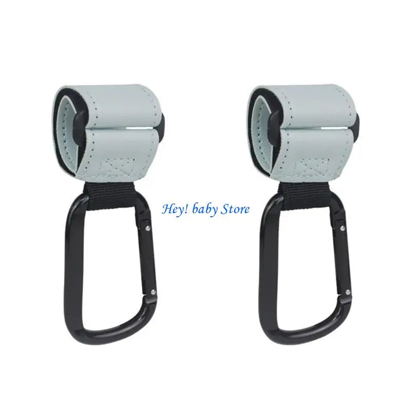 Adjustable Anti-Skid Stroller Hooks | Pram Bag Hangers
