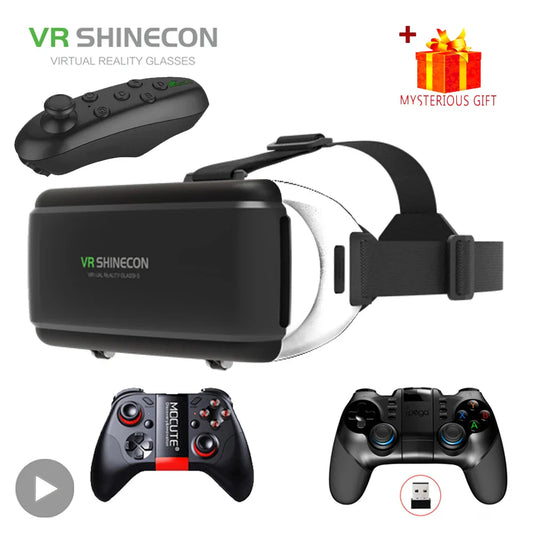 VR Shinecon 3D VR Headset for iPhone & Android Smartphones VR Headset Oasis Select