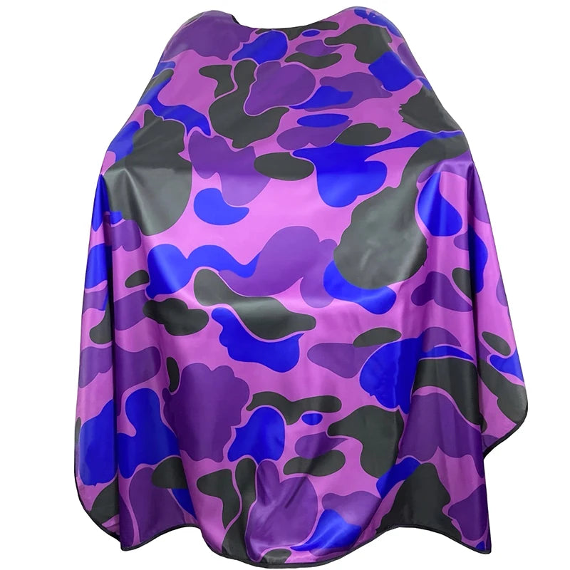 New Barber Hairdresser Camouflage Aprons Anti Static Haircut Capes Professional Barbershop Waterproof Aprons Shawls Salon Tool Peaceful Pleasures Health and Wellness Purple