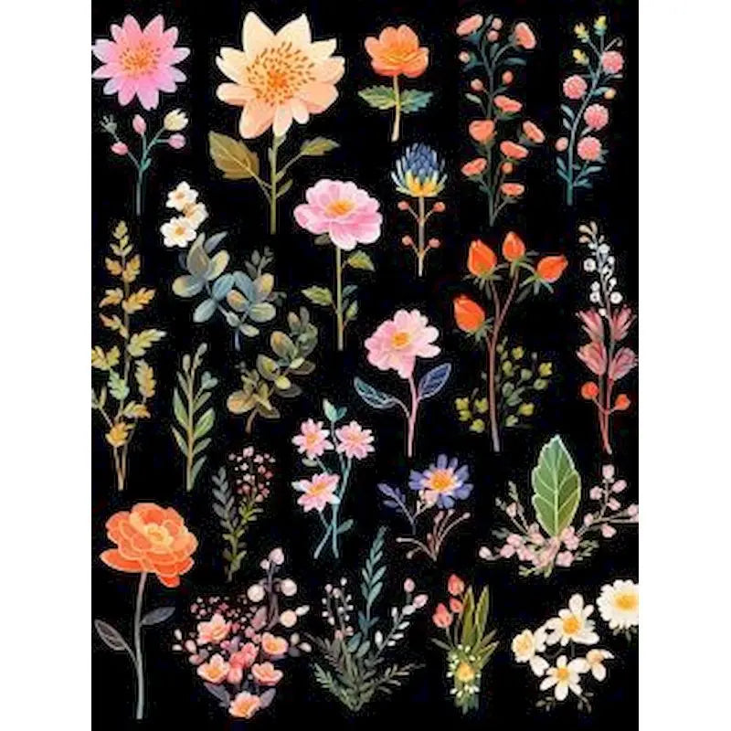 PhotoCustom Painting Paints By Numbers,For Beginner,Simple,Art,Handmade,Simple Flowers,Art Supplies,Digital,On Canvas,Home Decor Peaceful Pleasures Health and Wellness 9964399 40x60cm Unframed