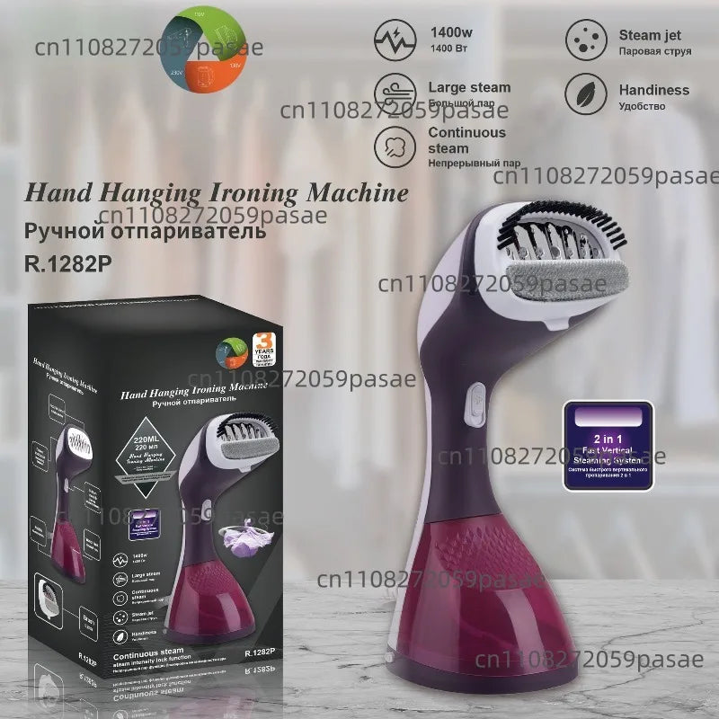 Handheld Garment Steamer – 3 Heat Levels | Travel & Home Use