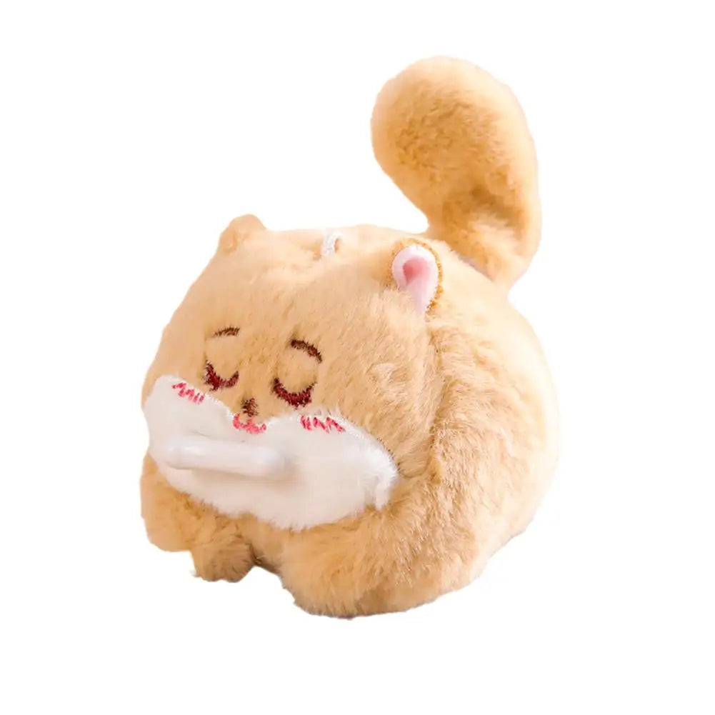 Cat Plush Key Rings Door Keyring Bag Pendant Keychain Women Cute Doll
