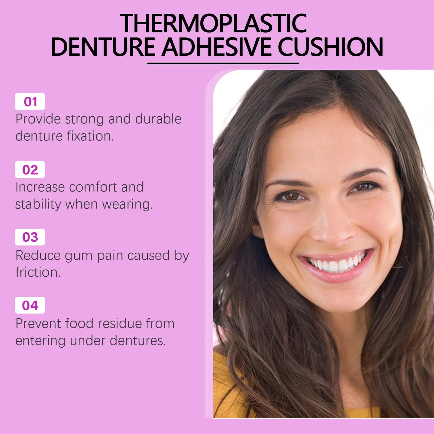 Oralhoe Denture Adhesive – Strong Hold, Comfort & Gum Pain Relief