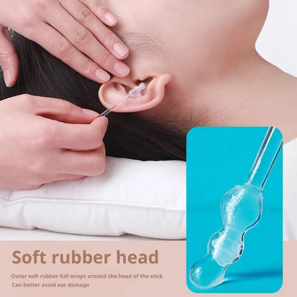 Silicone Sticky Ear Picks 24 Pack – Safe Earwax Remover