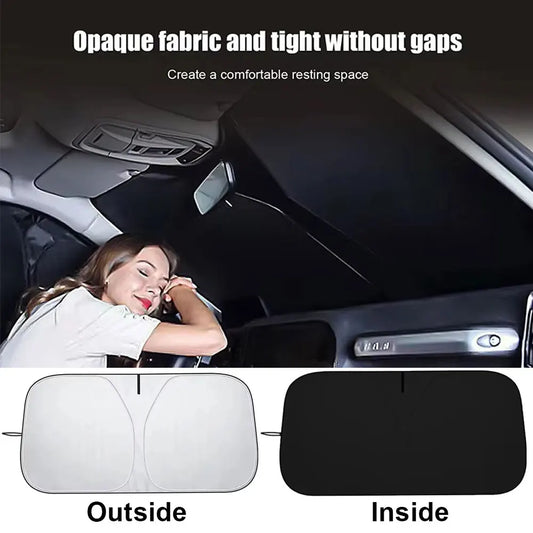 Foldable Car Windshield Sunshade | UV Block & Cooling Cover Car Windshield Sunshade Oasis Select