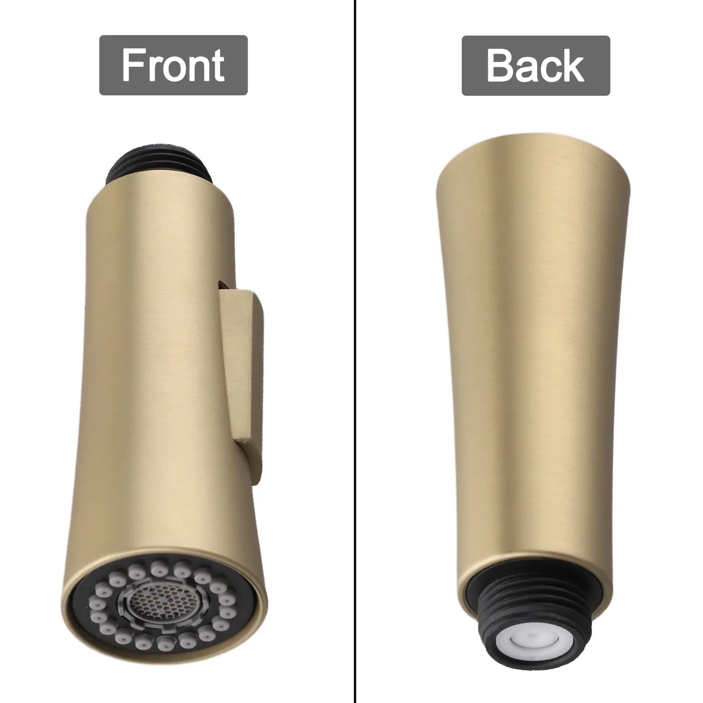 1.8 GPM Pull-Down Faucet Sprayer Head – Brushed Gold