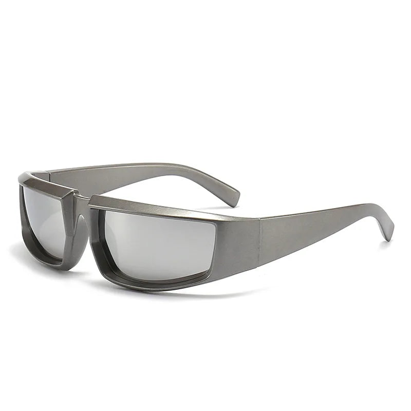 Y2K Cyberpunk Shield Sunglasses | Unisex Retro Futuristic Eyewear
