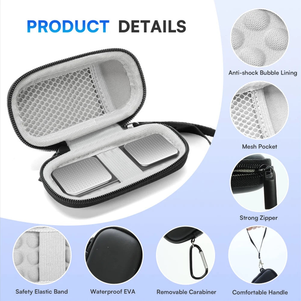 Waterproof Case for KardiaMobile 6L EKG | Mesh Pocket + Strap