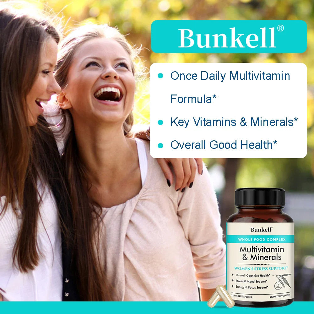Bunkell Women's Multivitamin – Hair, Skin, Immunity & Energy