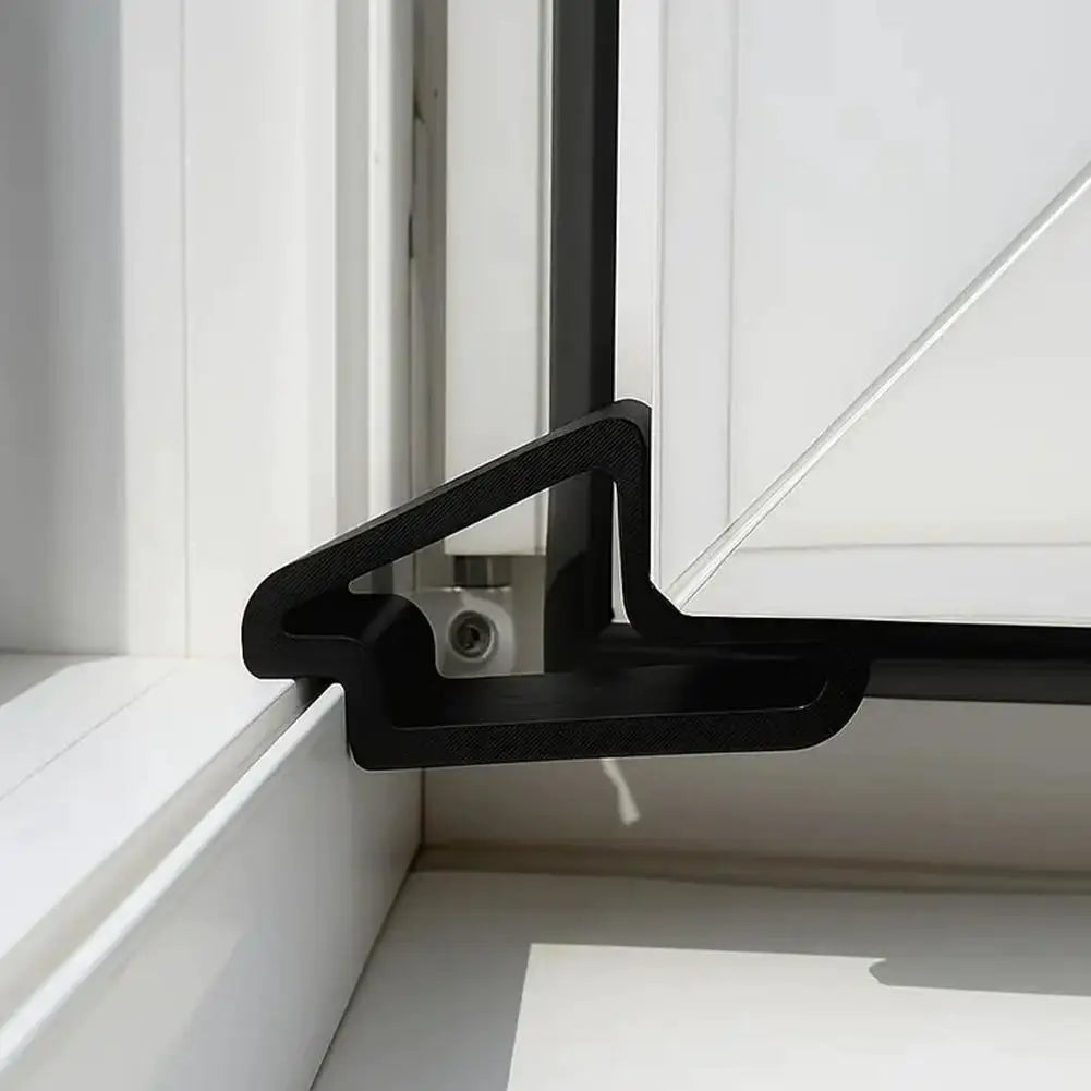Window Security Wedge Durable Plastic Door and Window Stopper Multi-Use Easy Removal Window Door Wedge Secure Window Stopper Peaceful Pleasures Health and Wellness