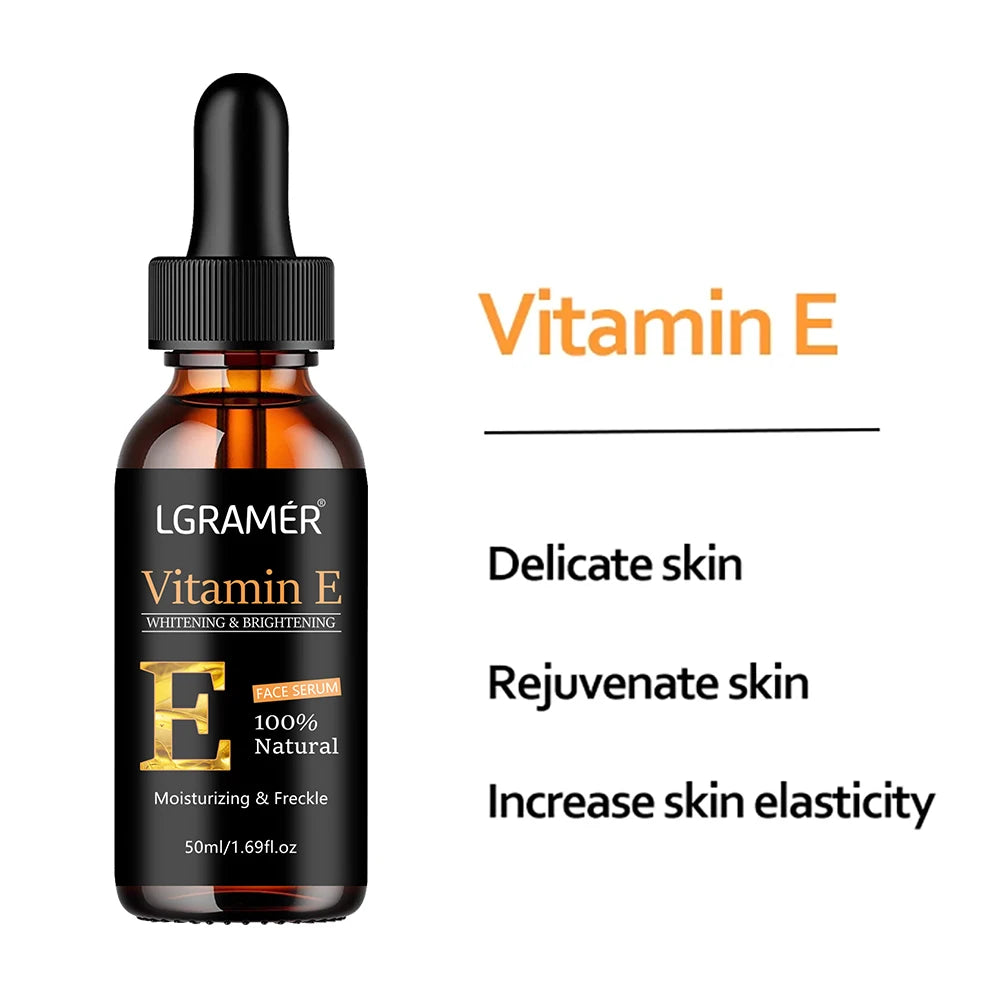 Vitamin E Face Serum – Whitening & Pore Minimizing Peaceful Pleasures Health and Wellness