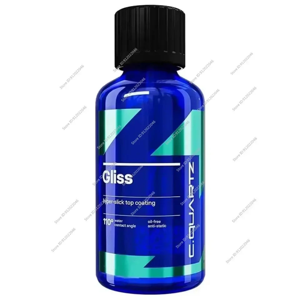 50ml Kit for CAR Gliss Original Ceramic Coating for Cars Hyper Smooth Hydrophobic Nano Top-Coat with Microfiber Applicators Peaceful Pleasures Health and Wellness