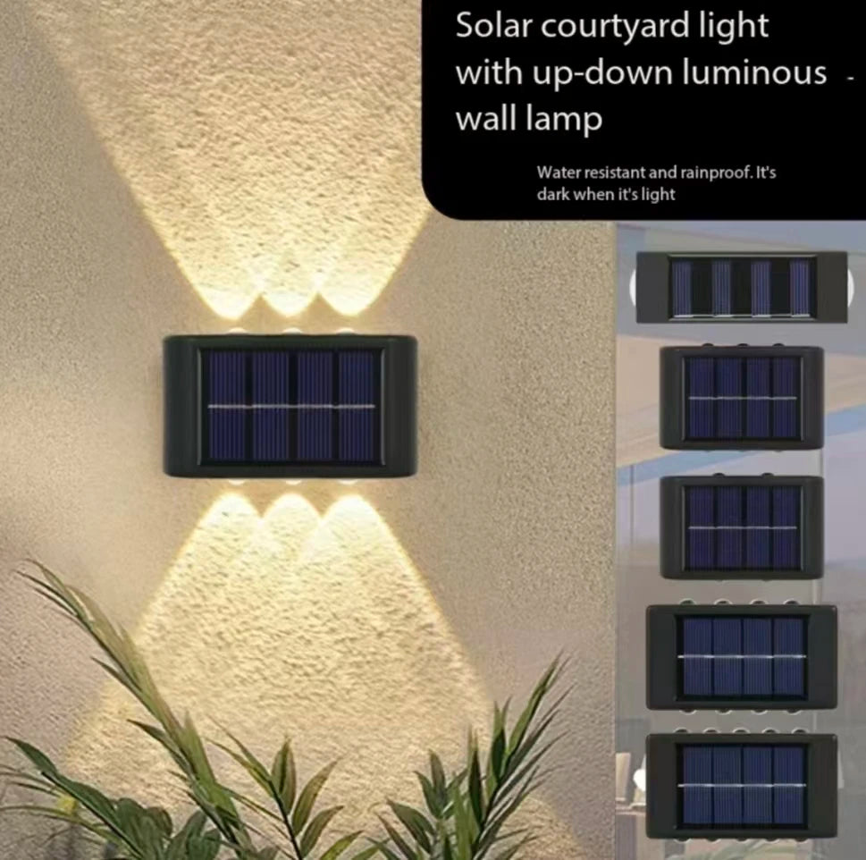 Solar LED Outdoor Wall Light | Waterproof Dusk to Dawn Lamp